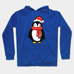 Christmas penguin cute illustration Hoodie